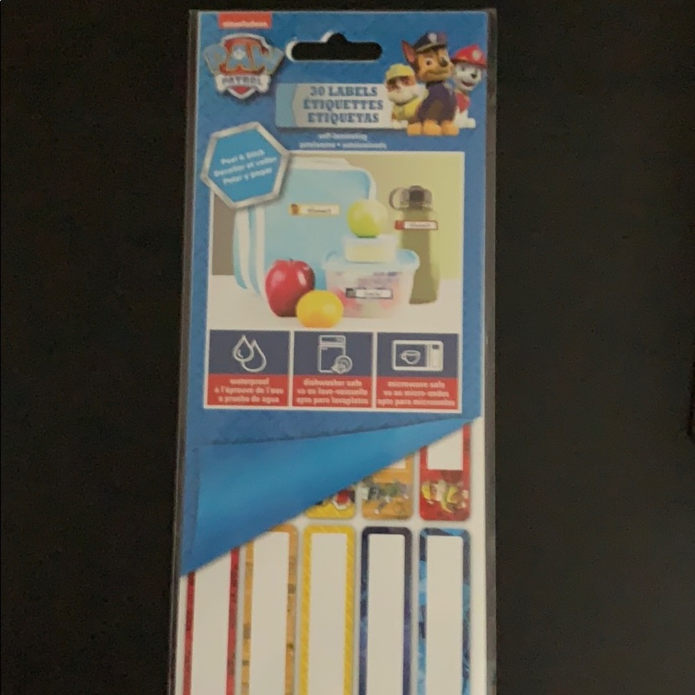 Paw patrol 30 labels